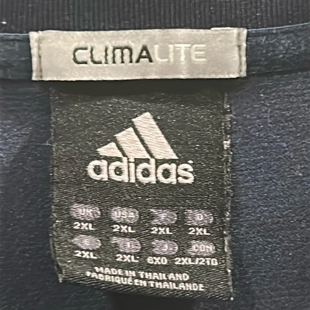 Adidas 2010 men Climalite Sleeveless tank top embroidered golden logo detail 2XL